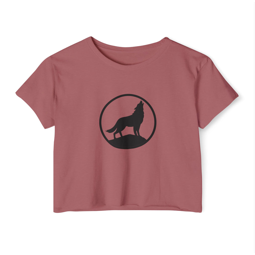 Howl at the Moon - Women's Crop Tee