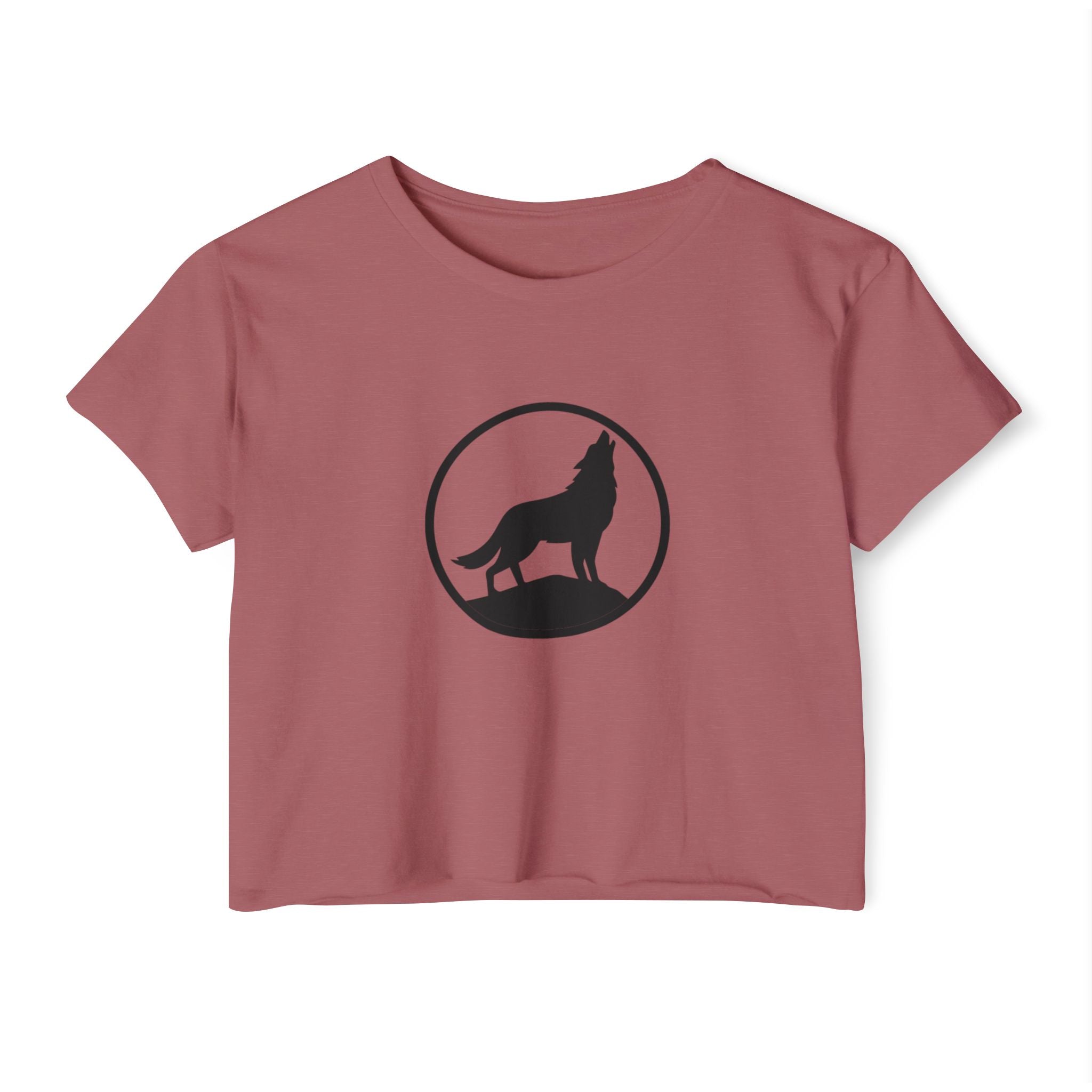 Howl at the Moon - Women's Crop Tee