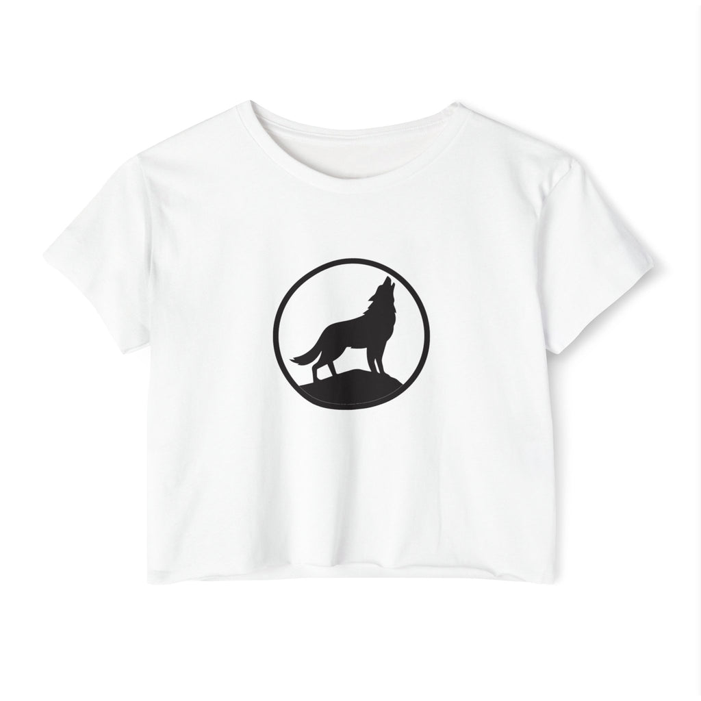 Howl at the Moon - Women's Crop Tee