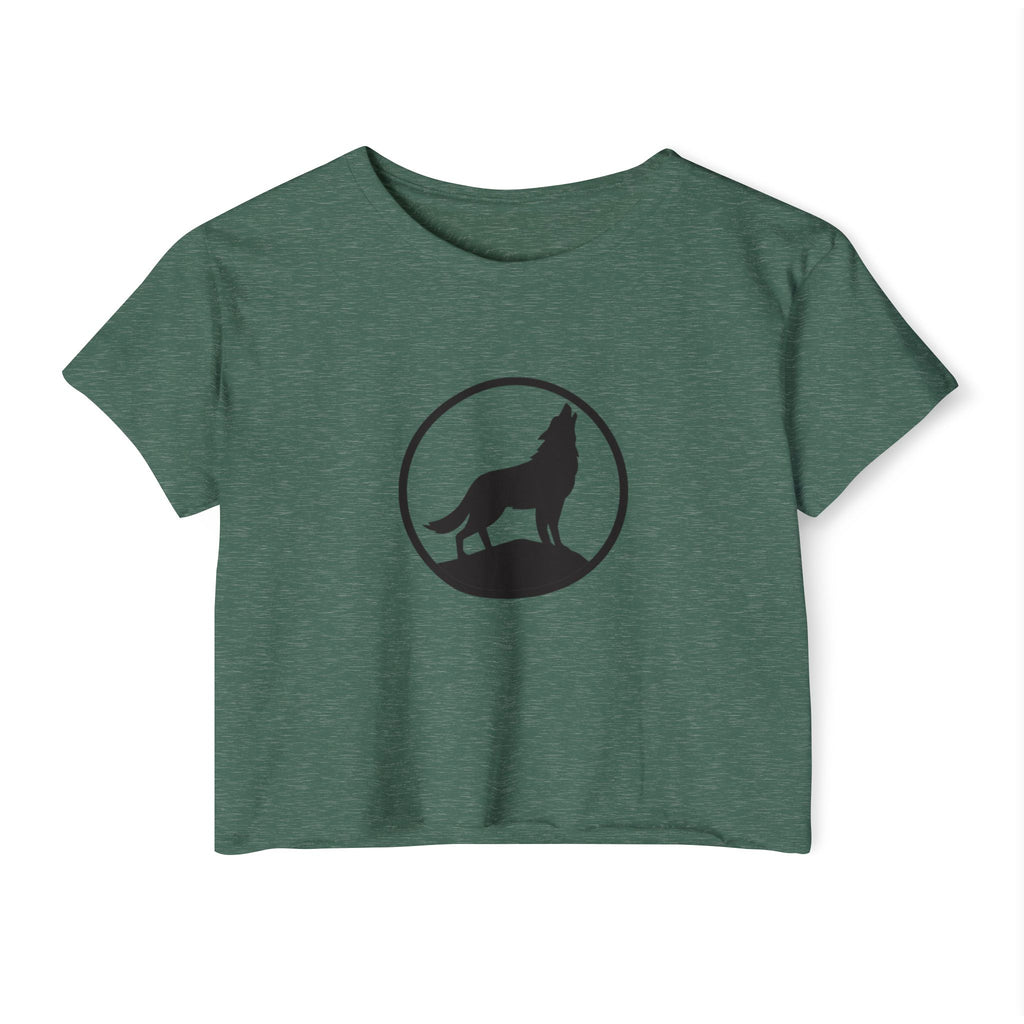 Howl at the Moon - Women's Crop Tee