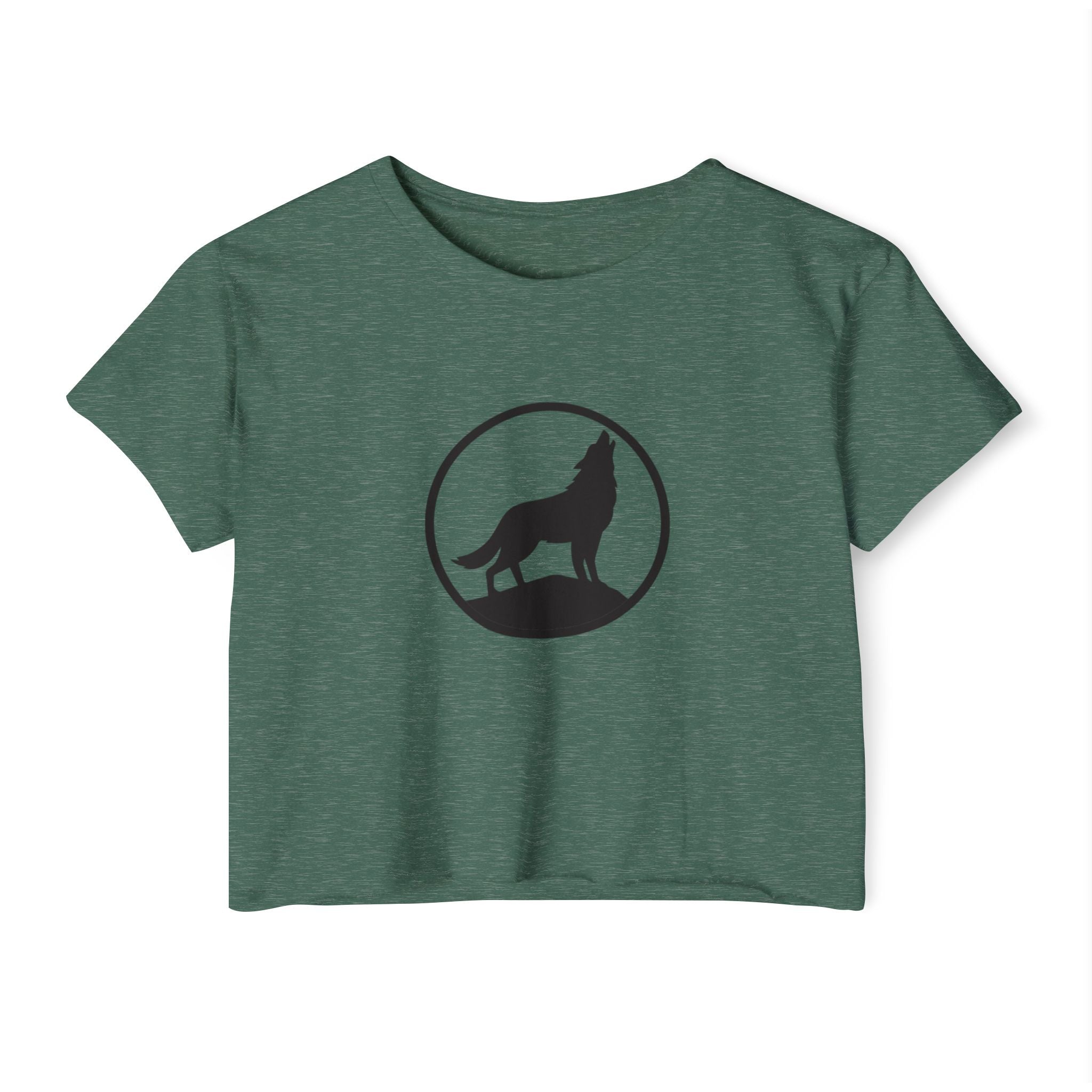 Howl at the Moon - Women's Crop Tee